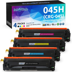 INK E-SALE Replacement Canon CRG-045H KCMY Toner Cartridges - 4 Packs
